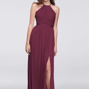 David's bridal in wine color